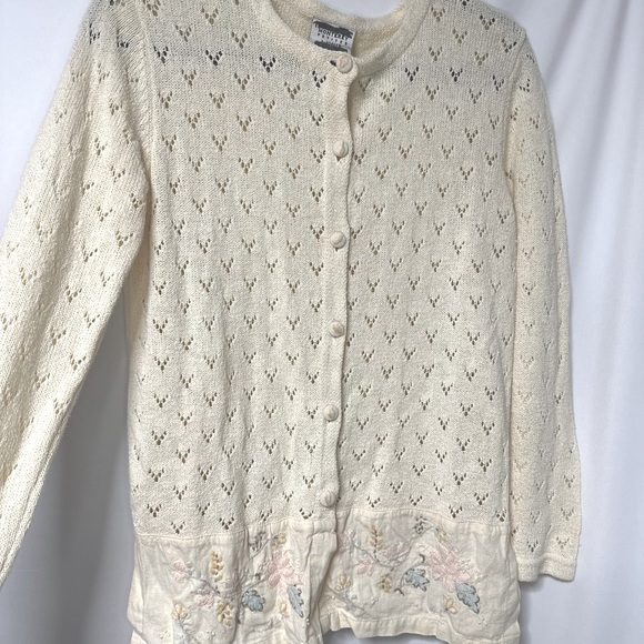EMBROIDERED KNIT CARDIGAN - Picture 2 of 8